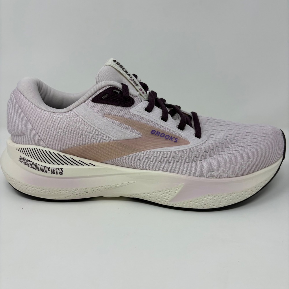 Brooks Adrenaline GTS 24 Womens Size 10 Lilac Purple Running Shoes (1204261B579)